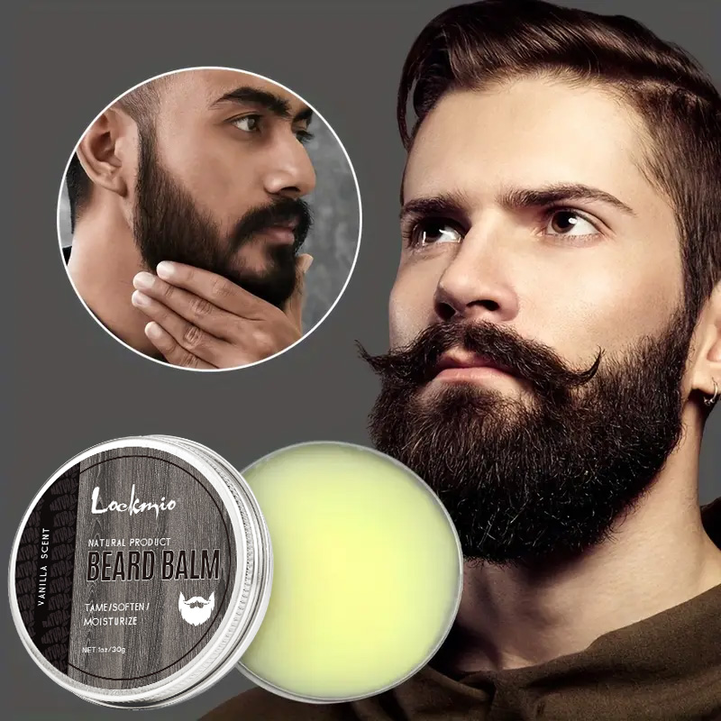 Lockmio-天然保湿口ひげクリーム、あごひげバーム、肌の - Men'S Grooming Tonic のレビューと価格