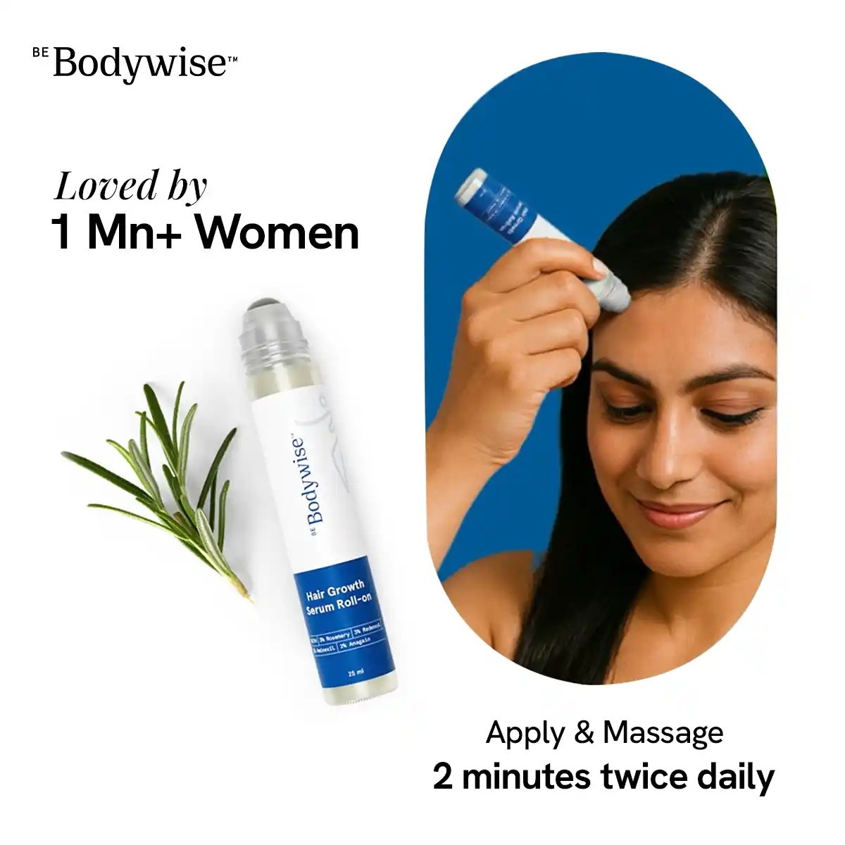 ボディワイズ ローズマリー 育毛剤 25ml ローラーボール - Ingrown Hair Serum のレビューと価格