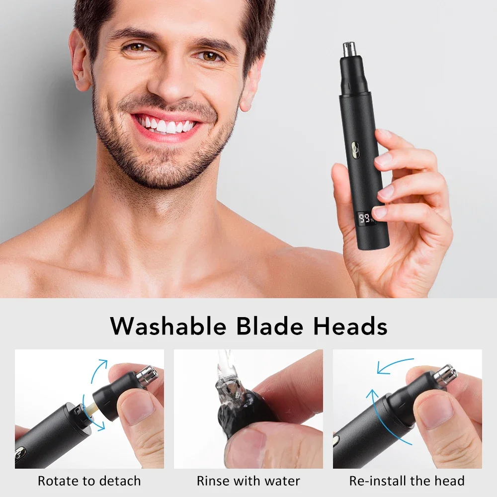 男性用鼻毛トリマー 3 in 1 グルーミングキット、ステン - Mens Grooming Travel Kit のレビューと価格