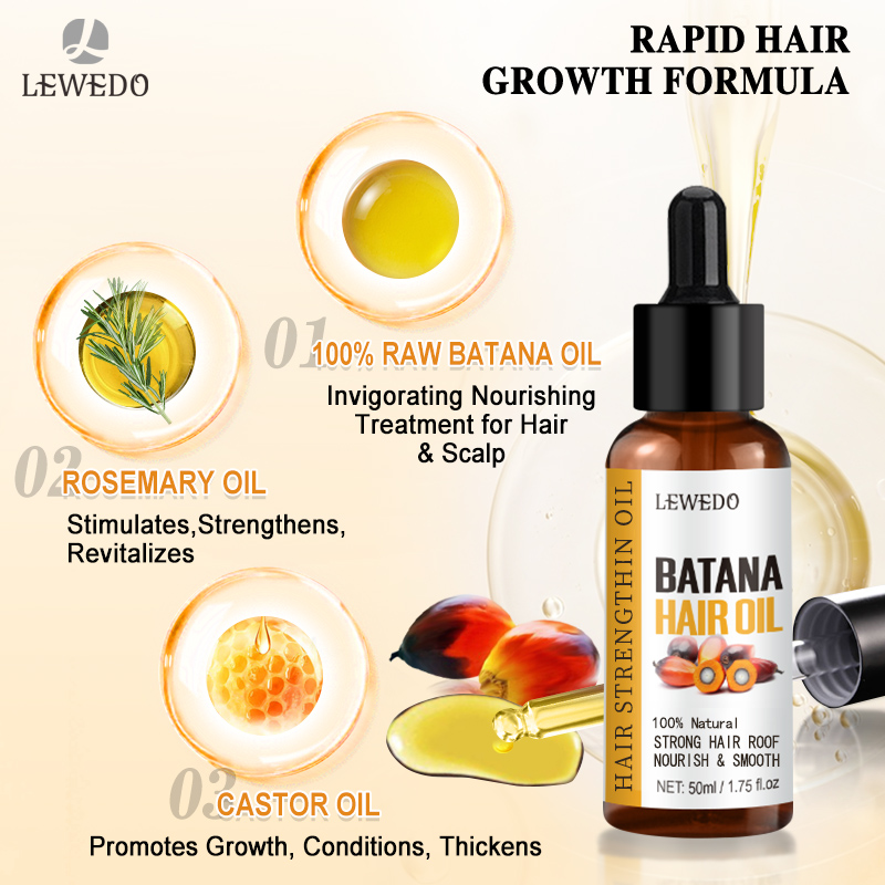 LEWEDOバタナオイル育毛キット アフリカ産急速育毛バタナ - Ingrown Hair Serum のレビューと価格