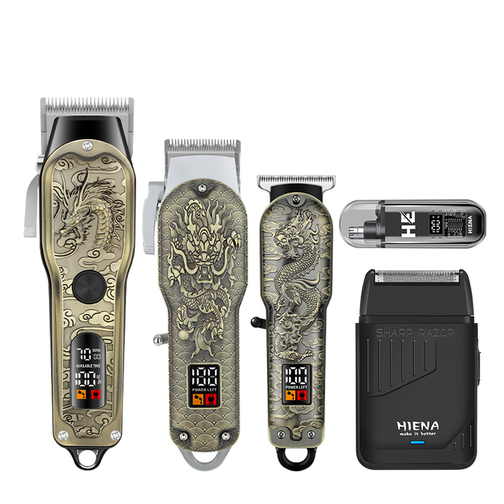 HIENA 5個入りプロフェッショナルヘアクリッパー メンズ - Men'S Grooming Gifts のレビューと価格