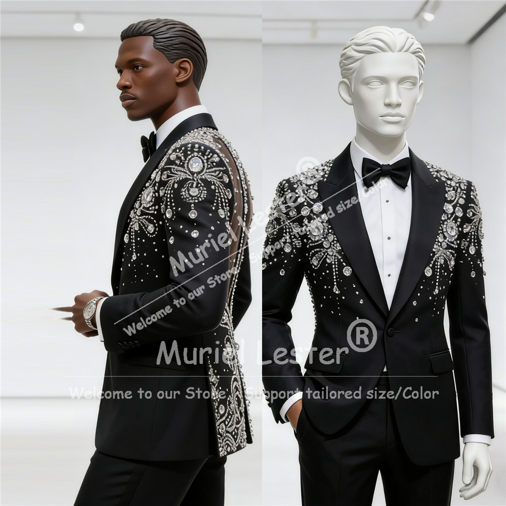 高級ラインストーンビーズスーツ男性限定デザインイリュージョン - Mens Grooming Kit Luxury のレビューと価格